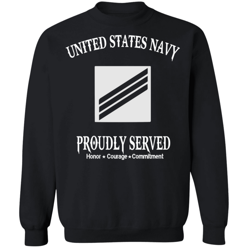USN E3 SEAMAN PROUDLY SERVED SHIRT
