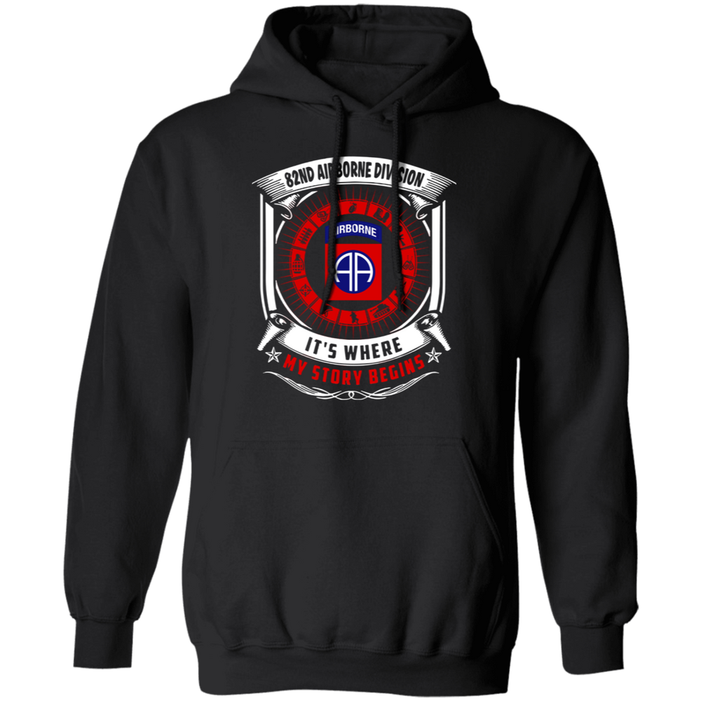 82ND AIRBORNE IT IS WHERE MY STORY BEGINS SHIRT