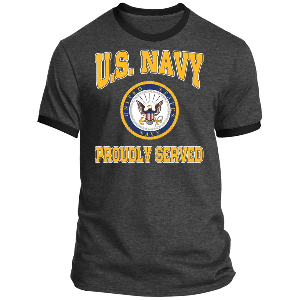 USN LOGO PROUDLY SERVED SHIRT
