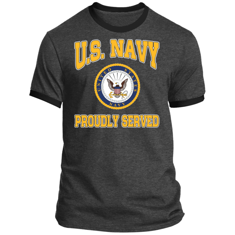 USN LOGO PROUDLY SERVED SHIRT
