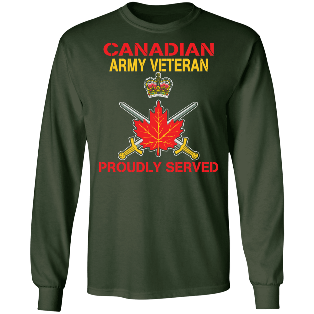 CANADIAN ARMY PROUDLY SERVED SHIRT