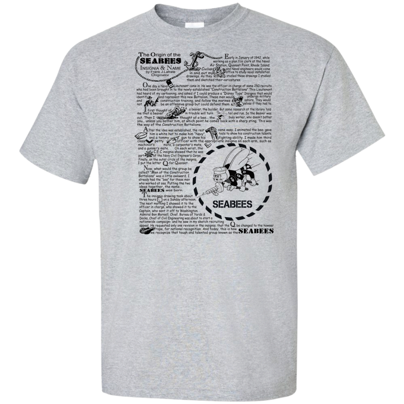 THE ORIGIN OF SEABEES SHIRT