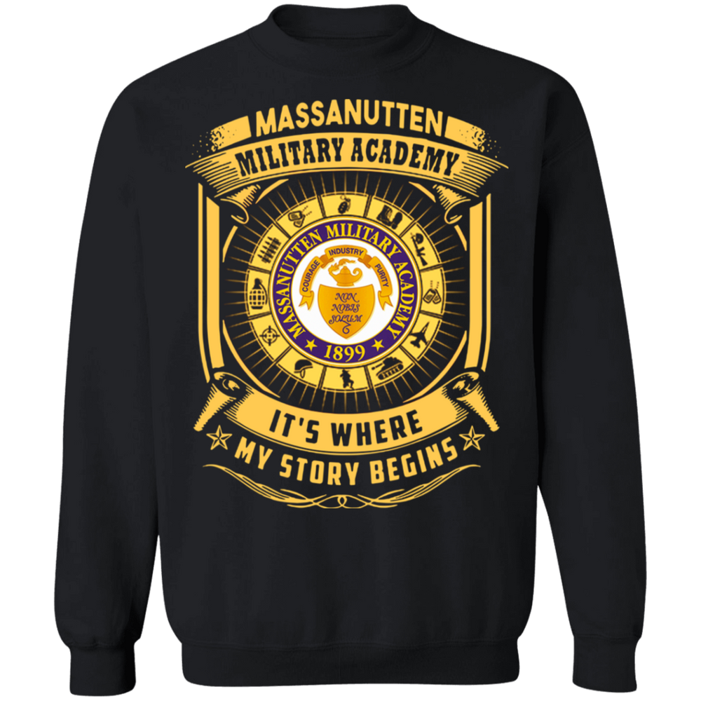 MASSANUTTEN MILITARY ACADEMY IT IS WHERE MY STORY BEGINS SHIRT