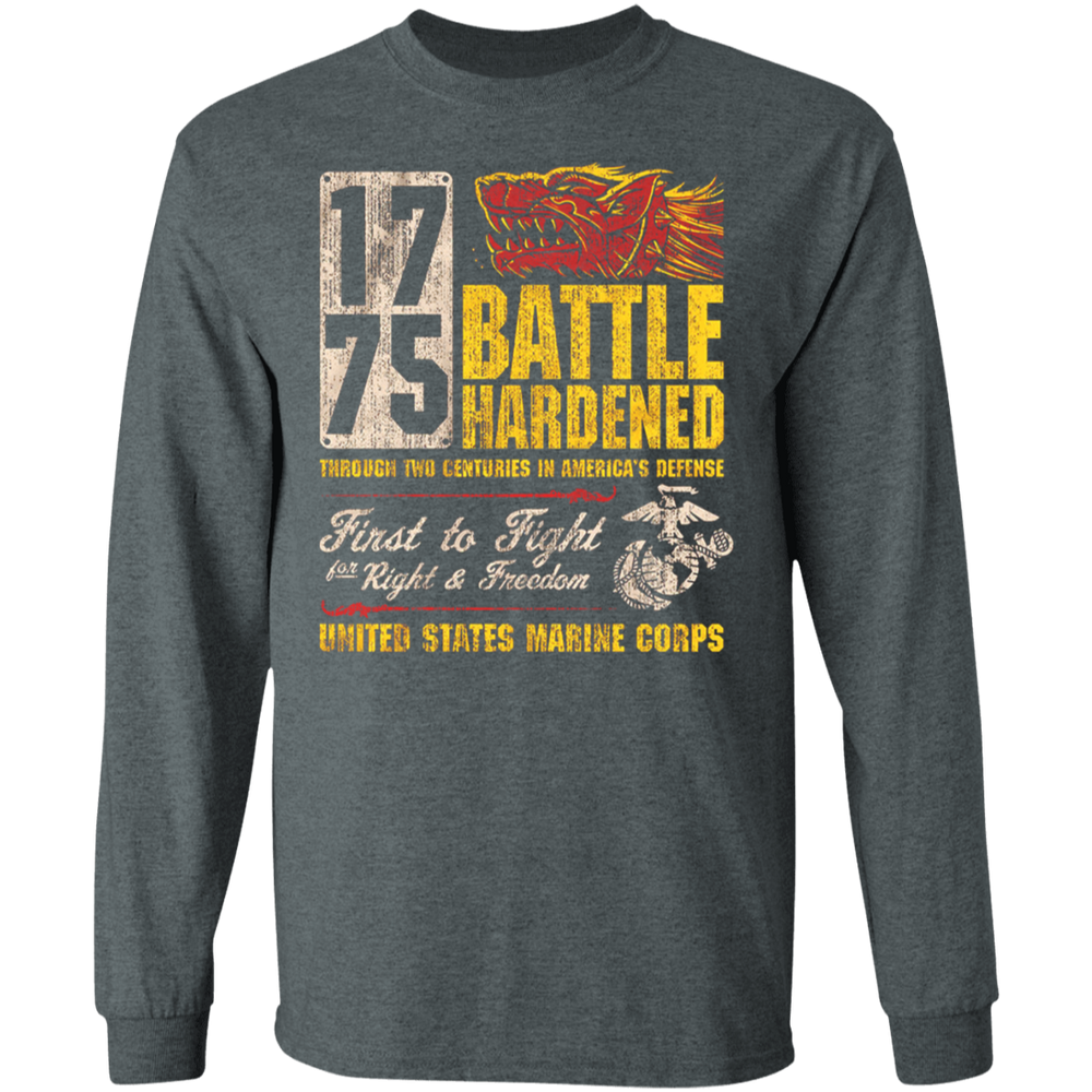 1775 BATTLE HARDENED US MARINES CORPS SHIRT