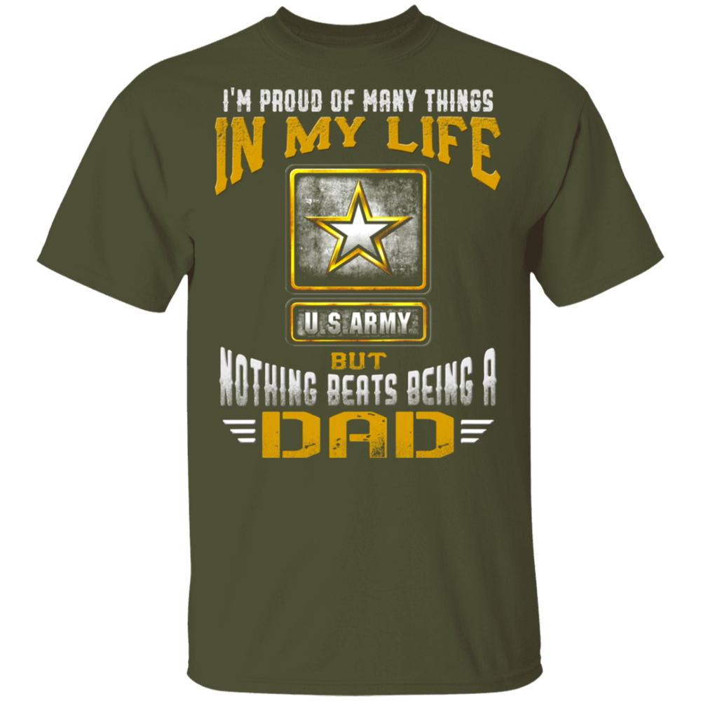 NOTHING BEATS BEING AN ARMY DAD SHIRT