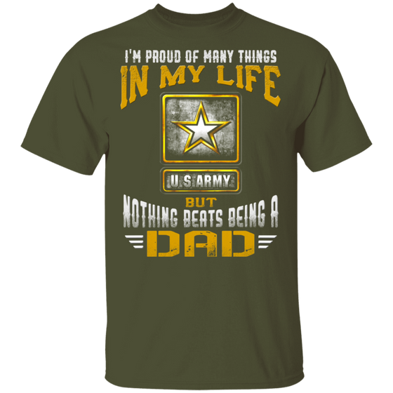 NOTHING BEATS BEING AN ARMY DAD SHIRT
