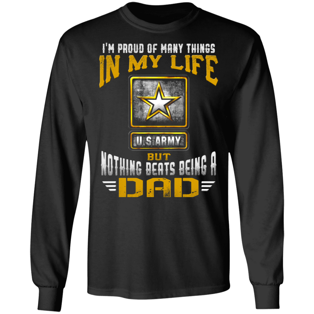 NOTHING BEATS BEING AN ARMY DAD SHIRT