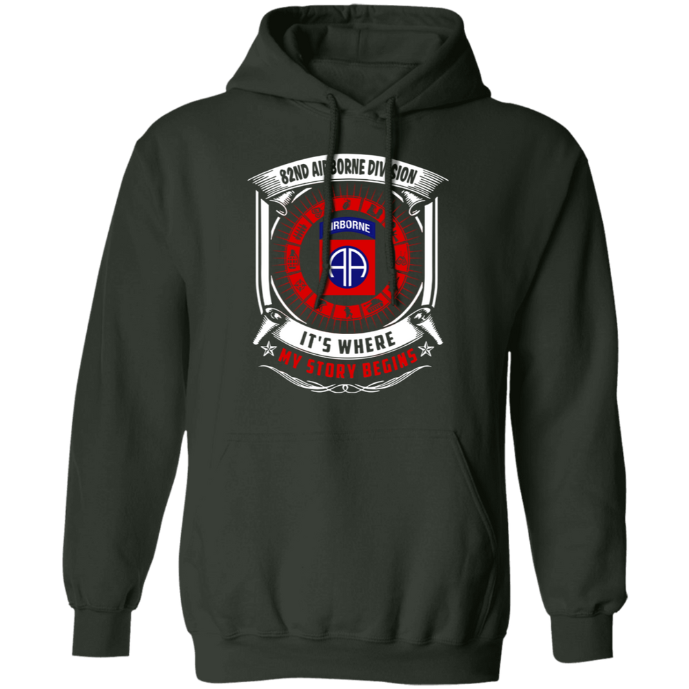 82ND AIRBORNE IT IS WHERE MY STORY BEGINS SHIRT