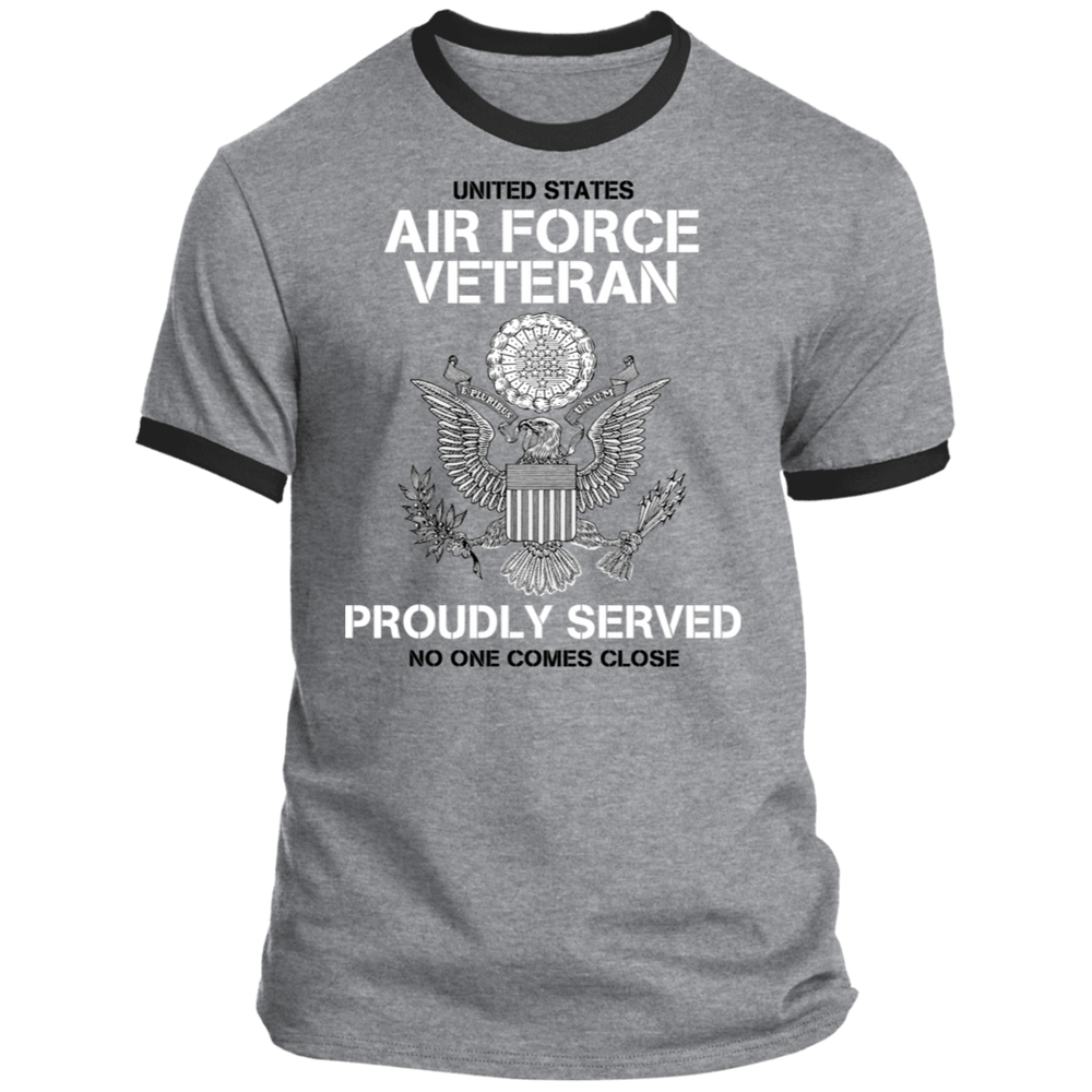 US AIR FORCE PROUDLY SERVED NO ONE COMES CLOSE SHIRT