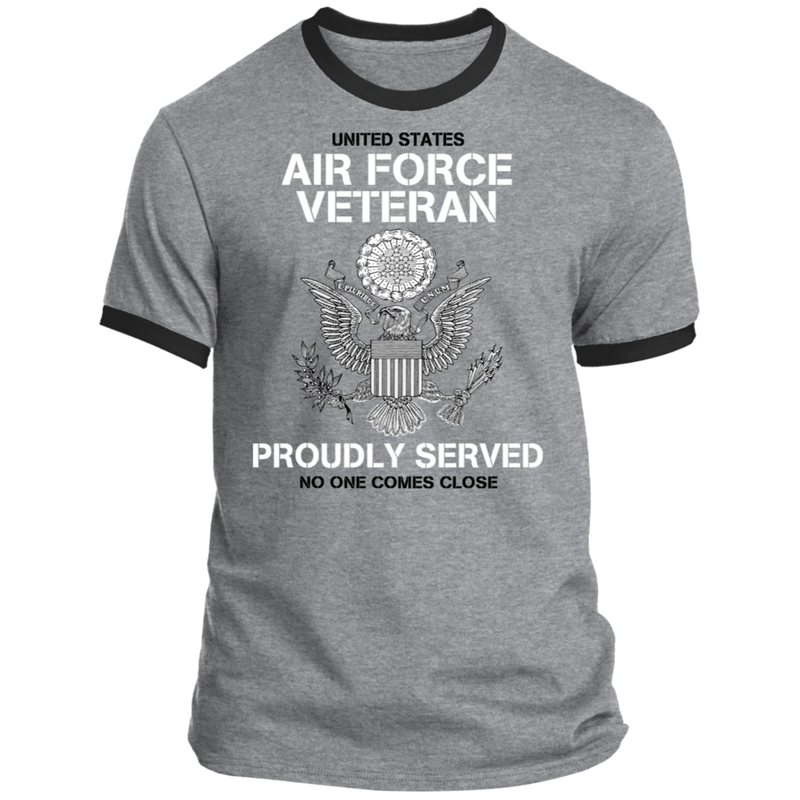 US AIR FORCE PROUDLY SERVED NO ONE COMES CLOSE SHIRT