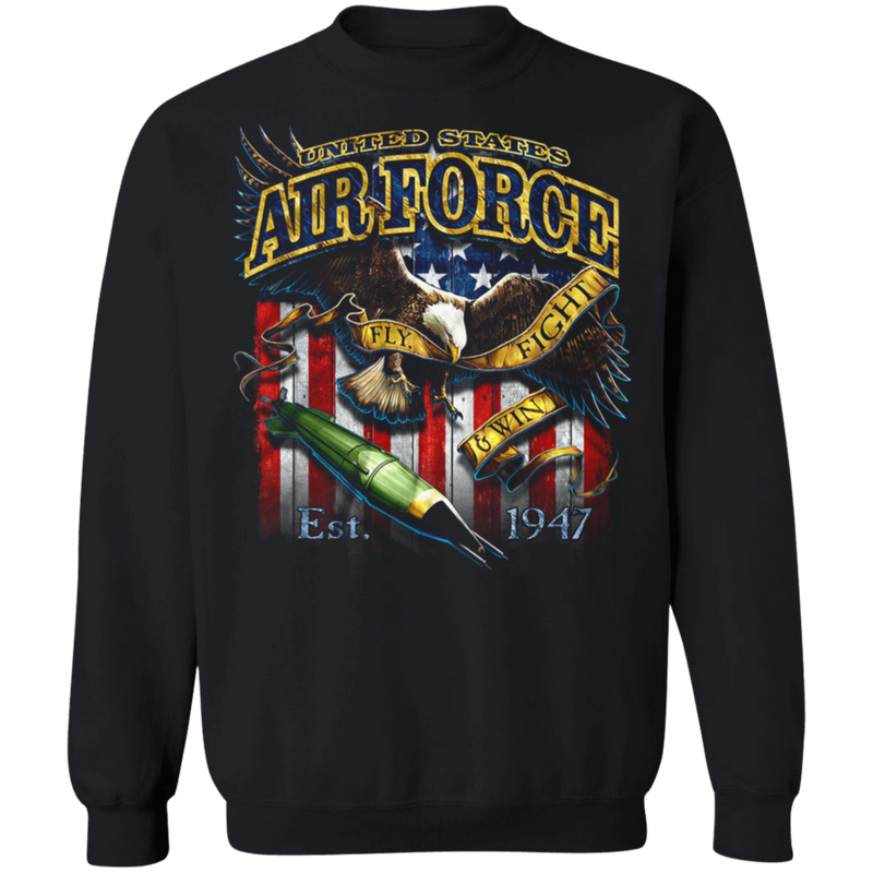 US AIR FORCE FLY FIGHT WIN EST 1947 SHIRT