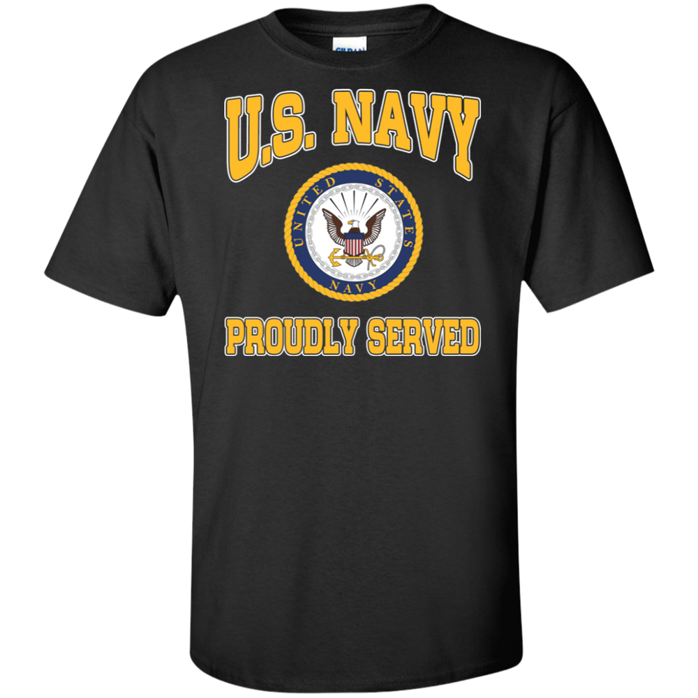 USN LOGO PROUDLY SERVED SHIRT