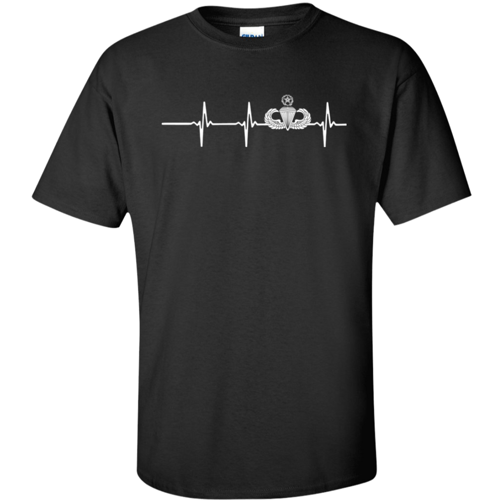 Master Parachutist Badge Heartbeat Shirt