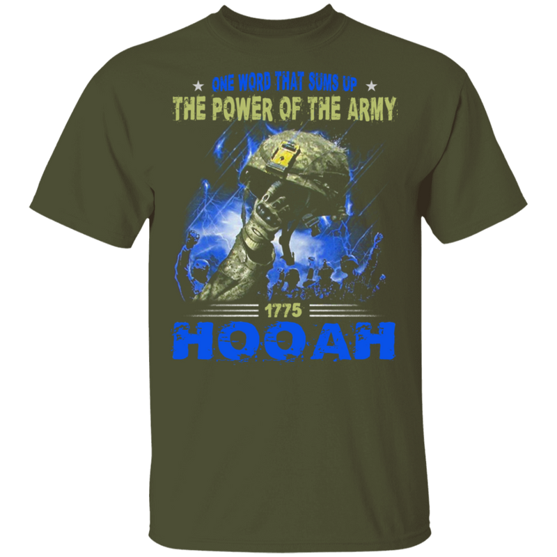 POWER OF THE ARMY HOOAH SHIRT