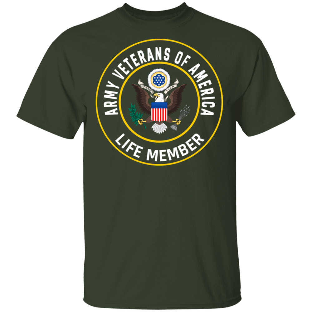 ARMY VET OF AMERICA LIFE MEMBER SHIRT