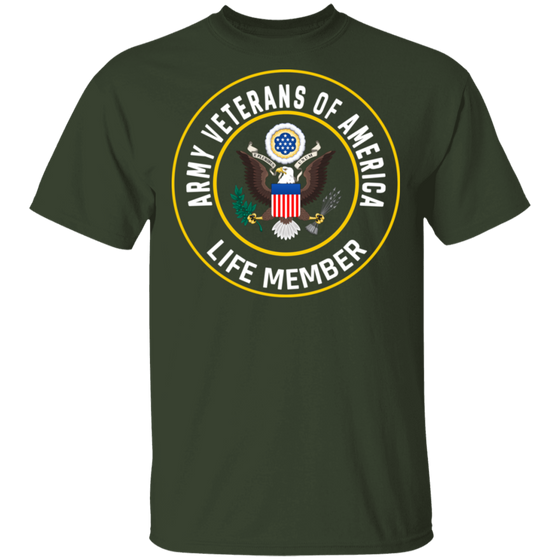 ARMY VET OF AMERICA LIFE MEMBER SHIRT