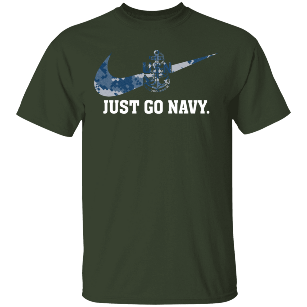 JUST GO NAVY SHIRT