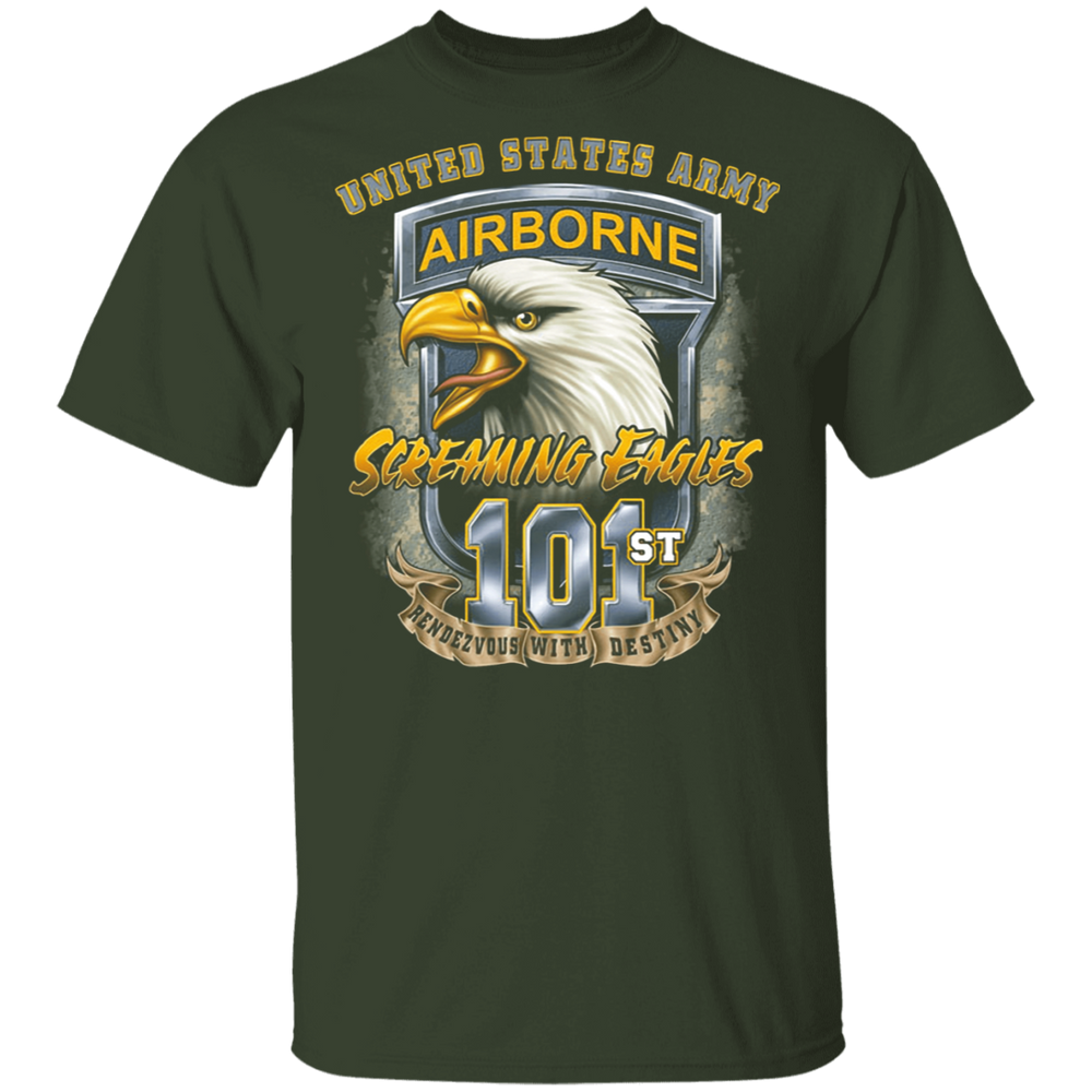 AIRBORNE SCREAMING EAGLES 101ST SHIRT