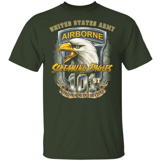 AIRBORNE SCREAMING EAGLES 101ST SHIRT