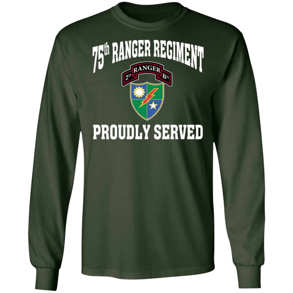 75TH RANGER REGIMENT PROUDLY SERVED SHIRT
