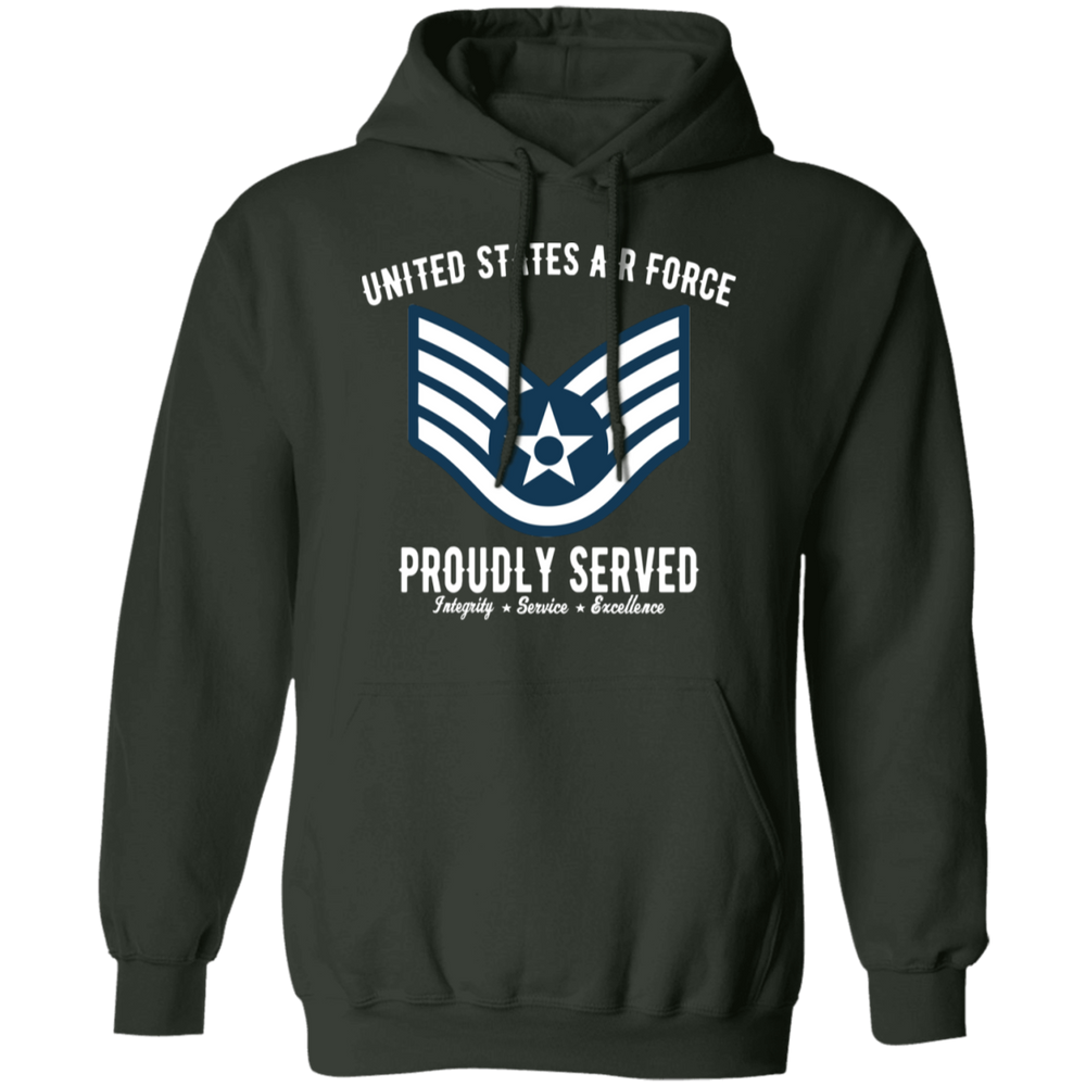 AIR FORCE PROUDLY SERVED E5 SHIRT
