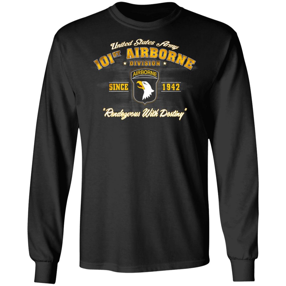 101ST AIRBORNE SINCE 1942 RENDEZVOUS  WITH DESTINY SHIRT