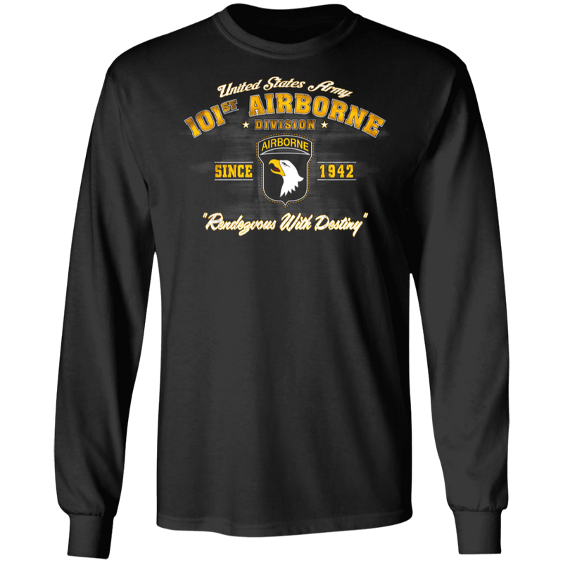 101ST AIRBORNE SINCE 1942 RENDEZVOUS  WITH DESTINY SHIRT