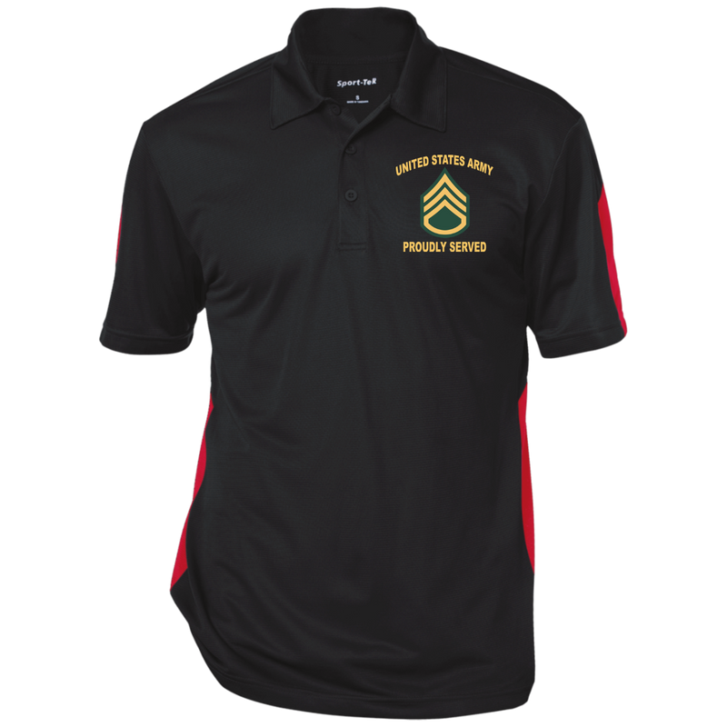 Army Proudly Served E6 - Staff Sergeant (SSG) windshirt jacket polo