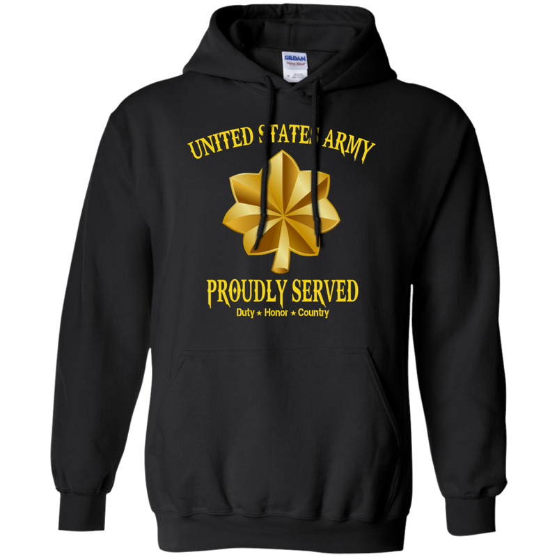 Army Major Proudly Served Shirt