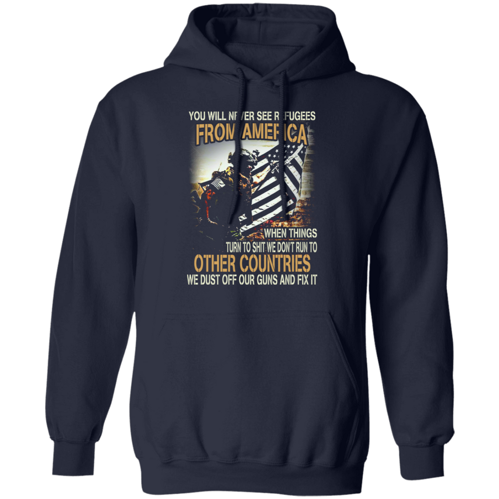 WE DUST OFF OUR GUN AND FIX IT SHIRT