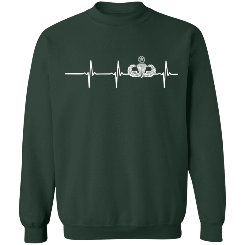 Master Parachutist Badge Heartbeat Shirt