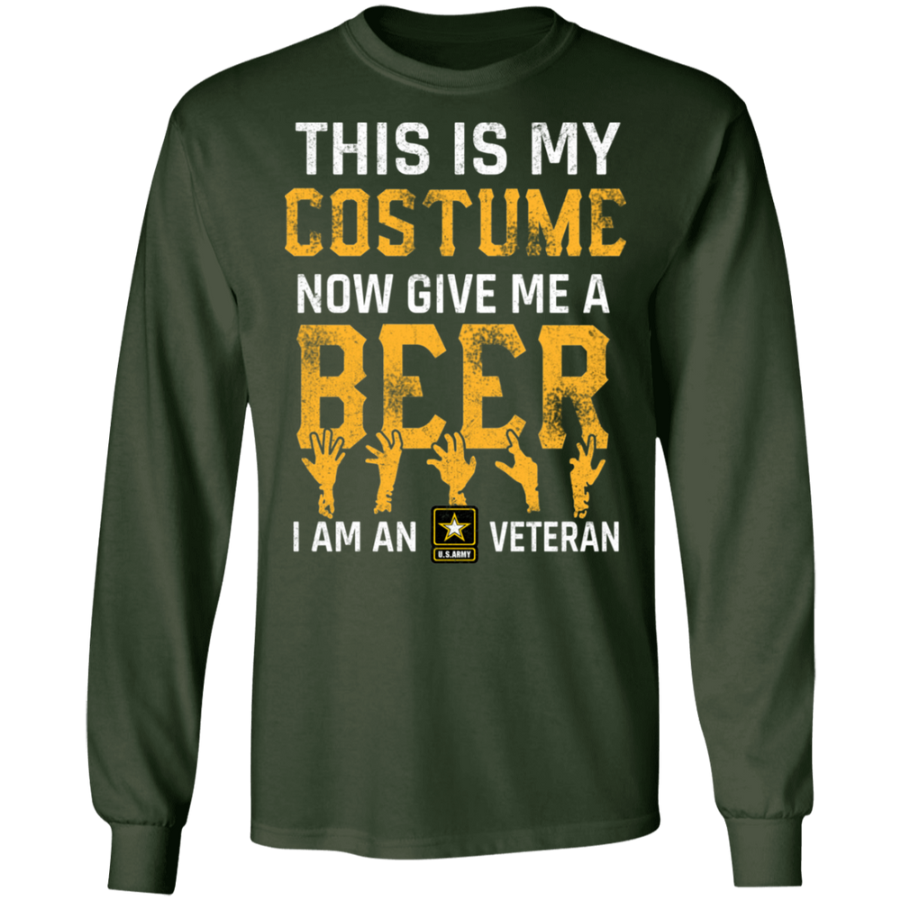 GIVE ME A BEER I AM AN ARMY VET SHIRT