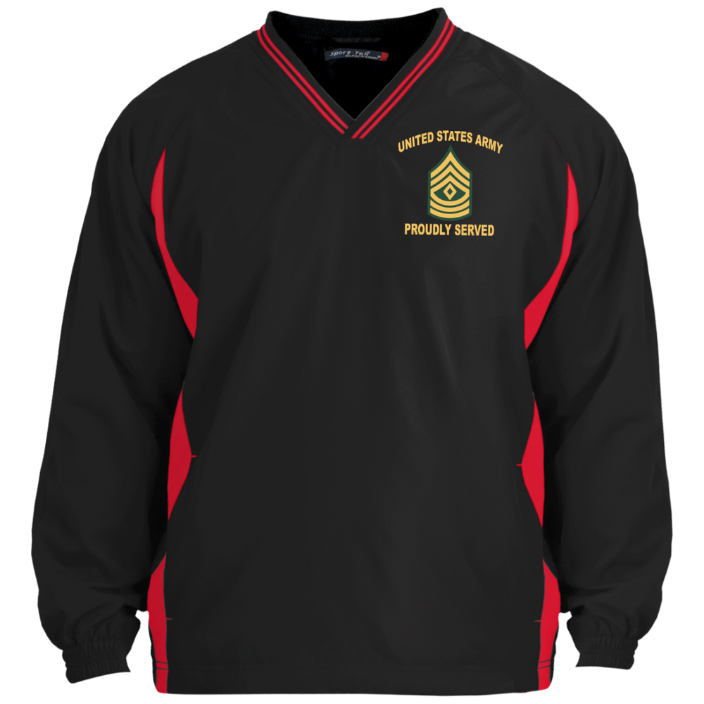 1SG retired windshirt jacket polo