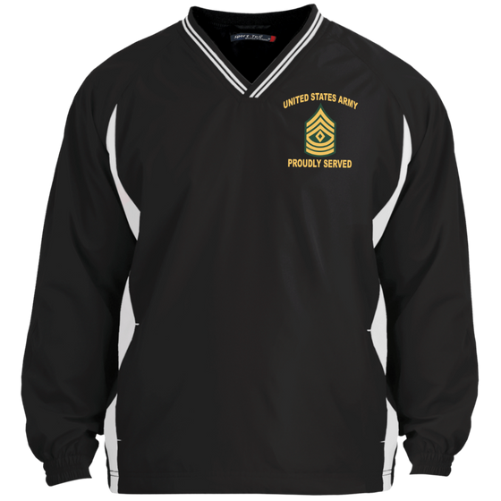 1SG retired windshirt jacket polo