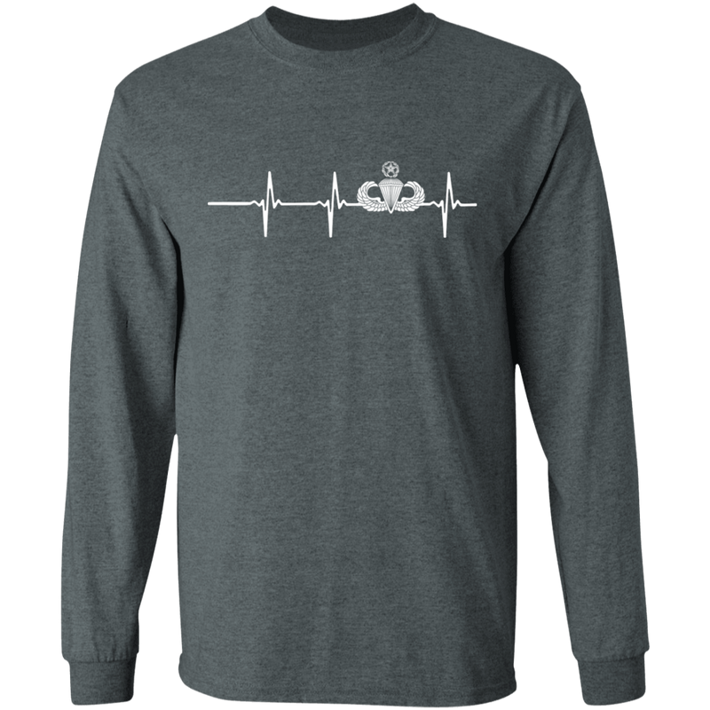 Master Parachutist Badge Heartbeat Shirt