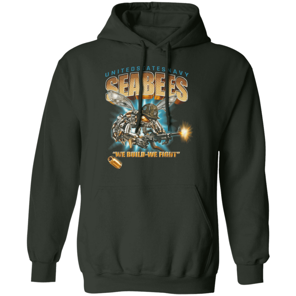 USN SEABEES WE BUILD WE FIGHT SHIRT