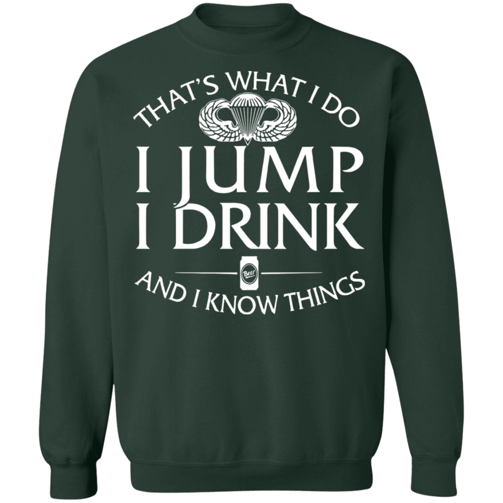 Basic Parachutist Badge I Jump Drink Shirt