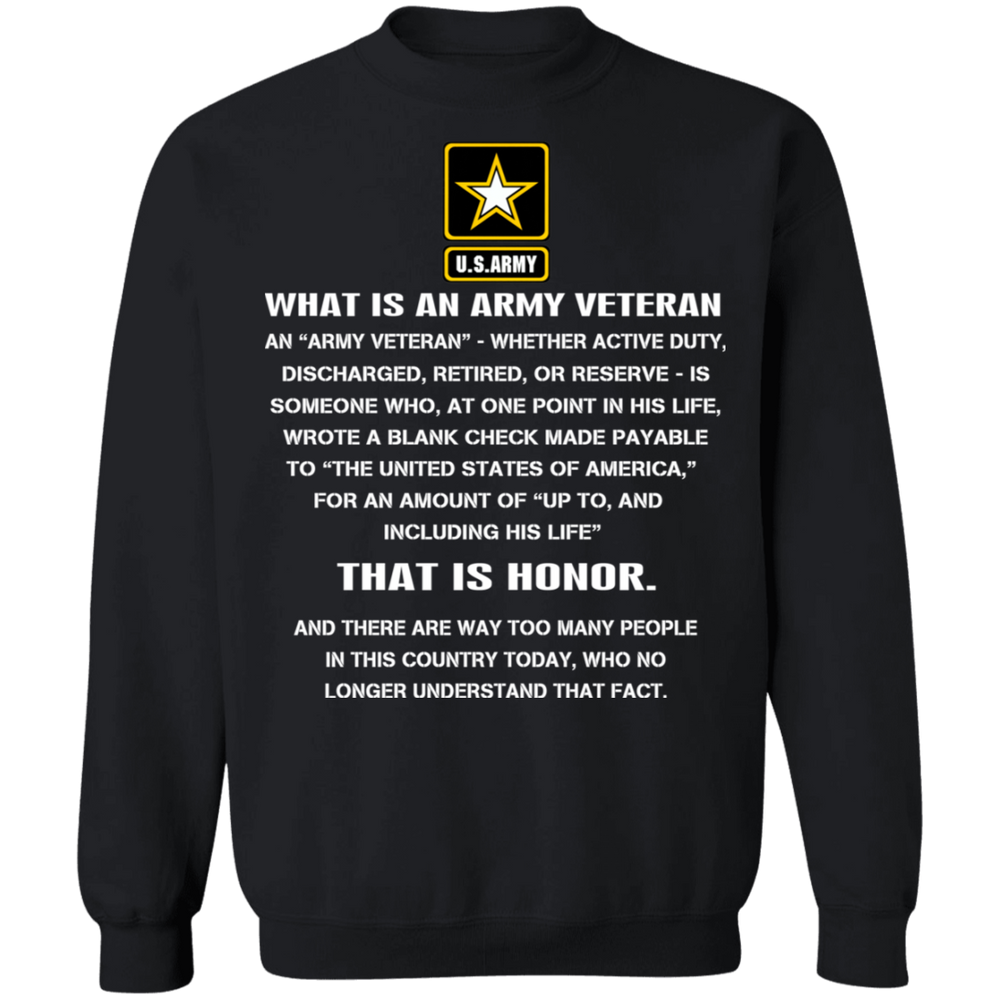 WHAT IS AN ARMY VETERAN SHIRT