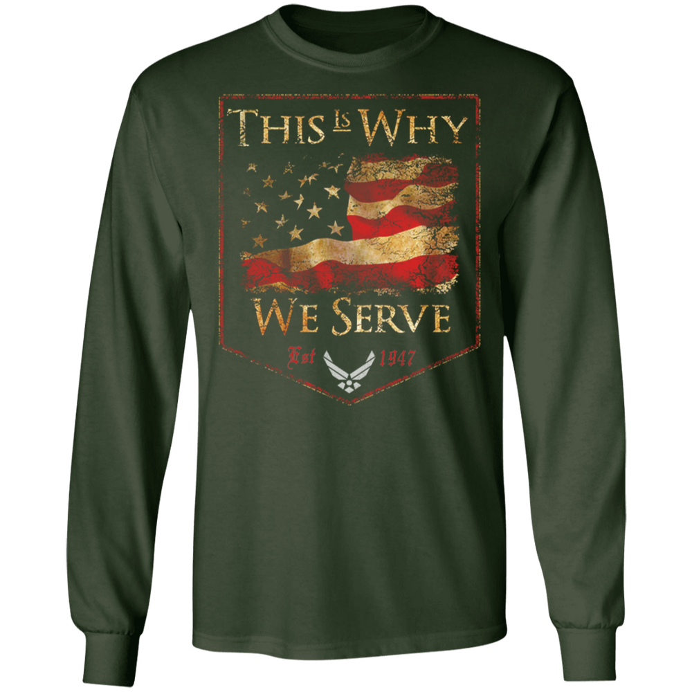 AIR FORCE THIS IS WHY WE SERVED SHIRT