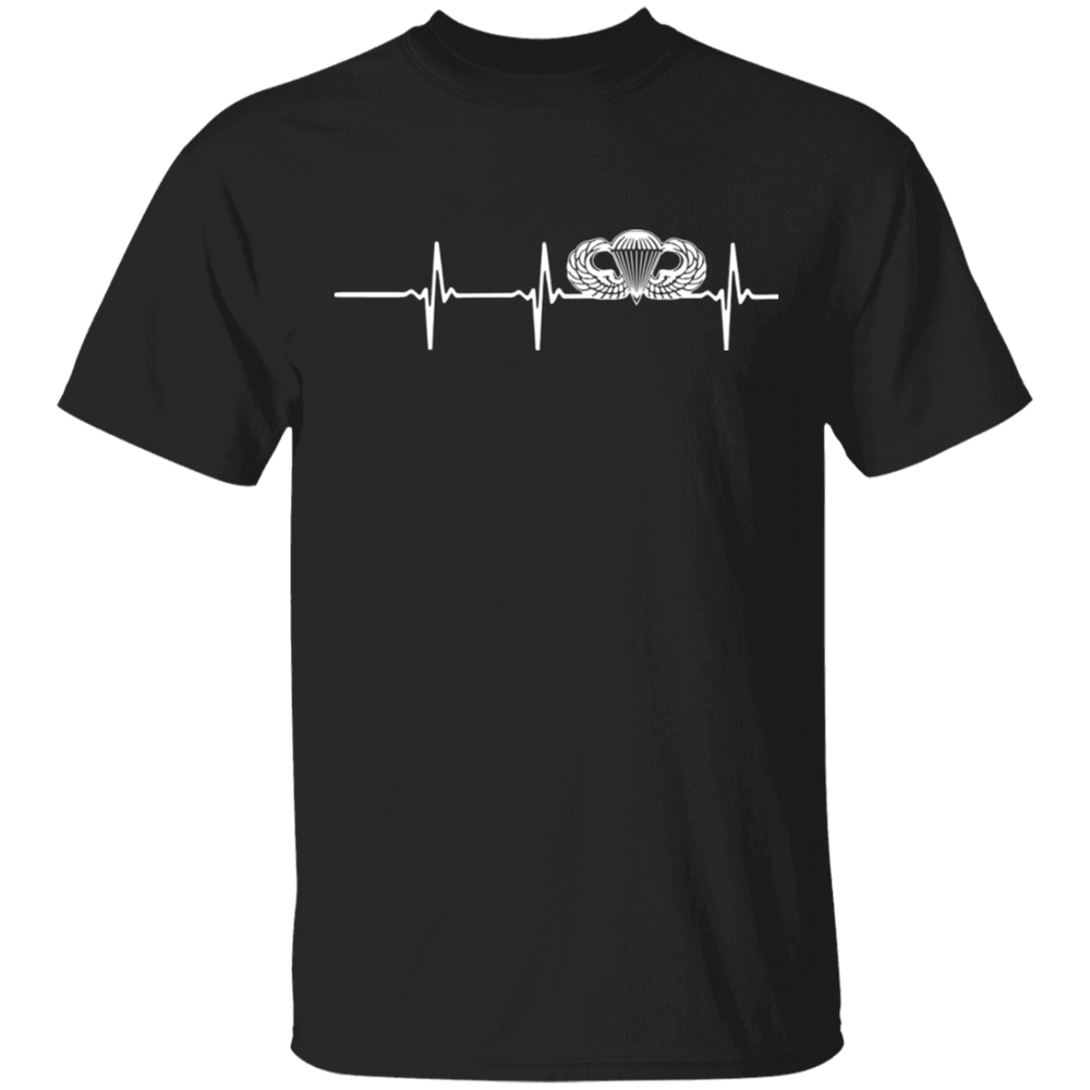 Basic Parachutist Badge Heartbeat Shirt