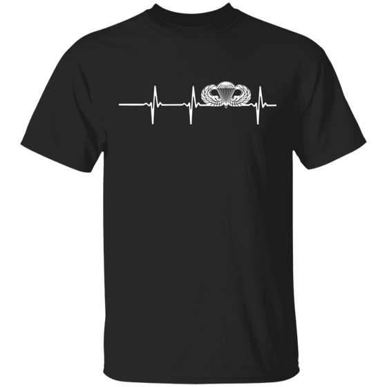 Basic Parachutist Badge Heartbeat Shirt