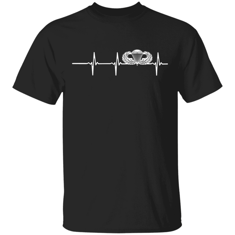 Basic Parachutist Badge Heartbeat Shirt