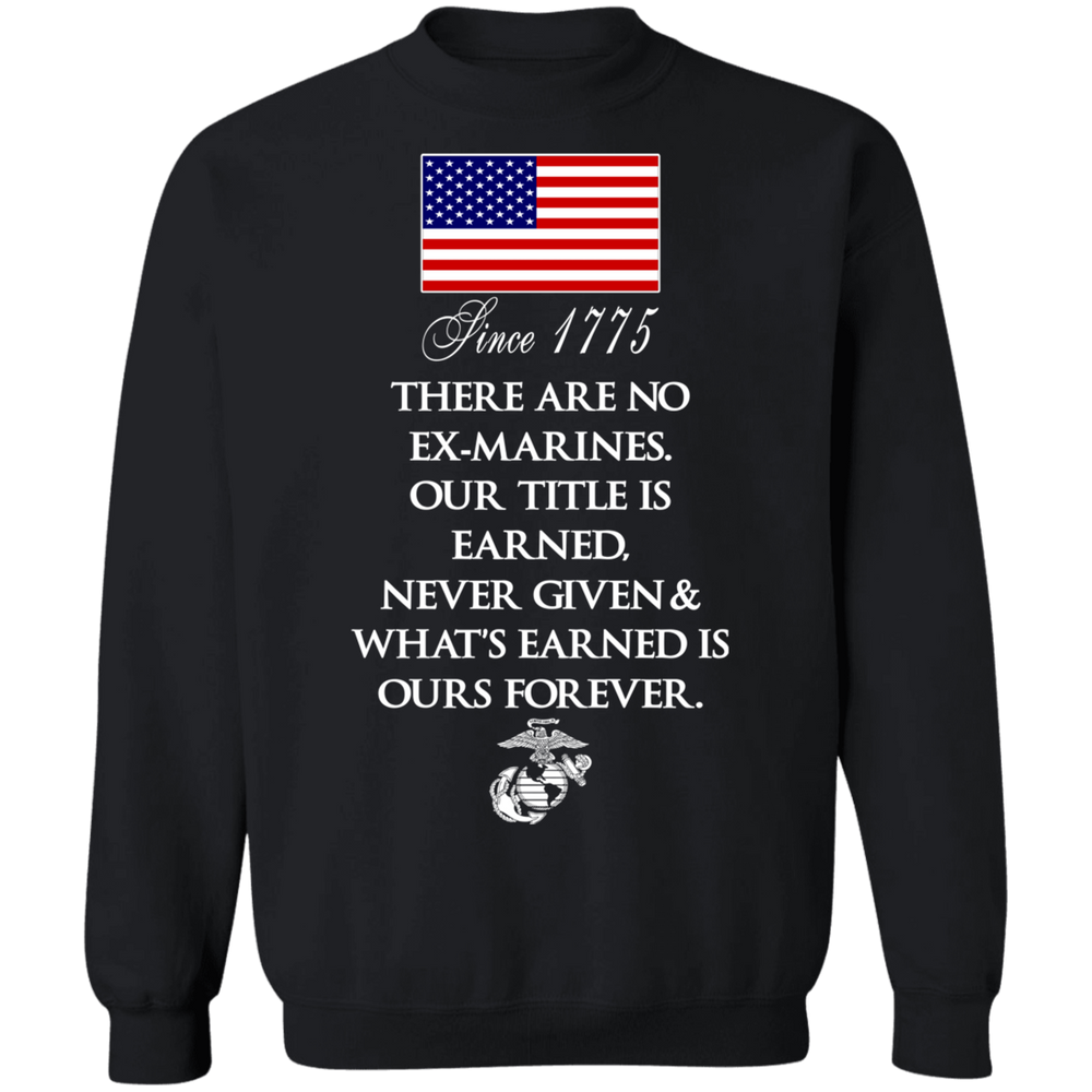 THERE'RE NO EX-MARINES SHIRT