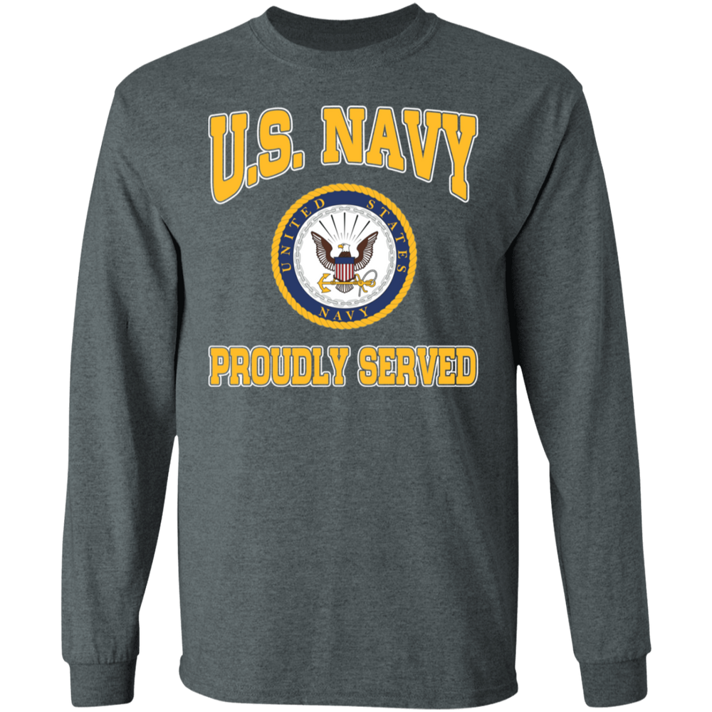 USN LOGO PROUDLY SERVED SHIRT