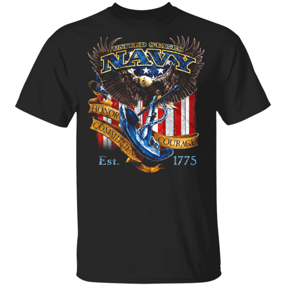 US NAVY EST 1775 SHIRT