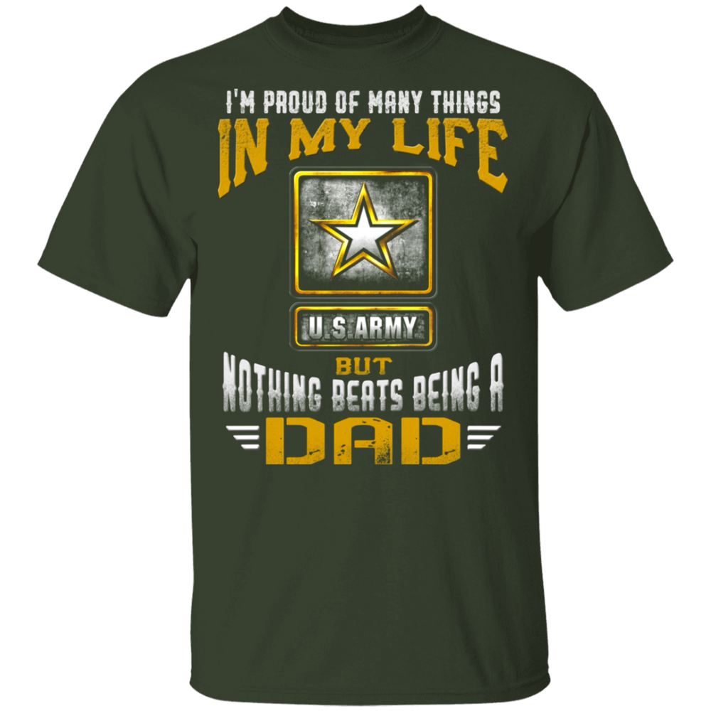 NOTHING BEATS BEING AN ARMY DAD SHIRT