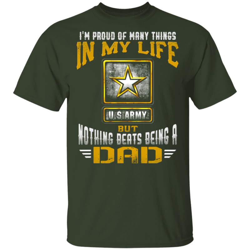 NOTHING BEATS BEING AN ARMY DAD SHIRT