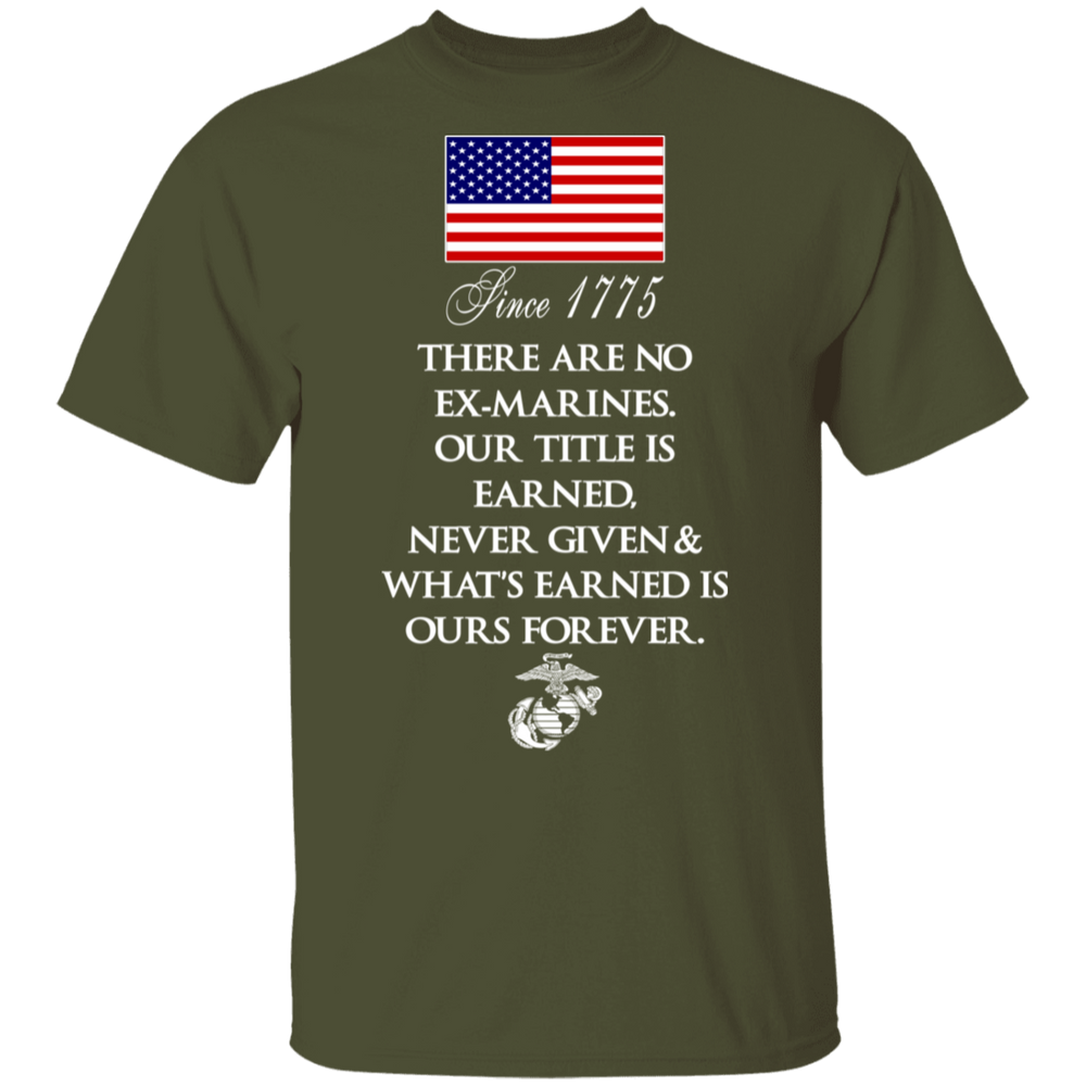 THERE'RE NO EX-MARINES SHIRT