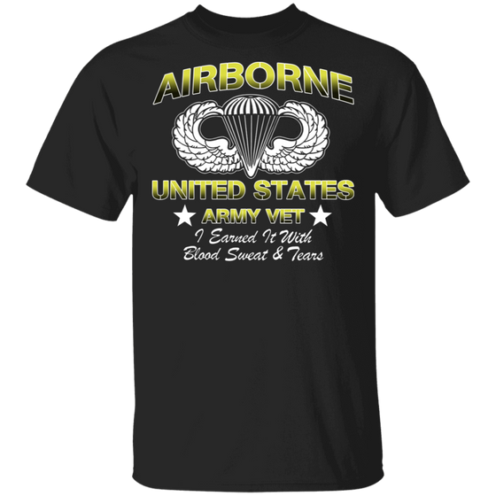 Basic Parachutist -  US ARMY VETS SHIRT