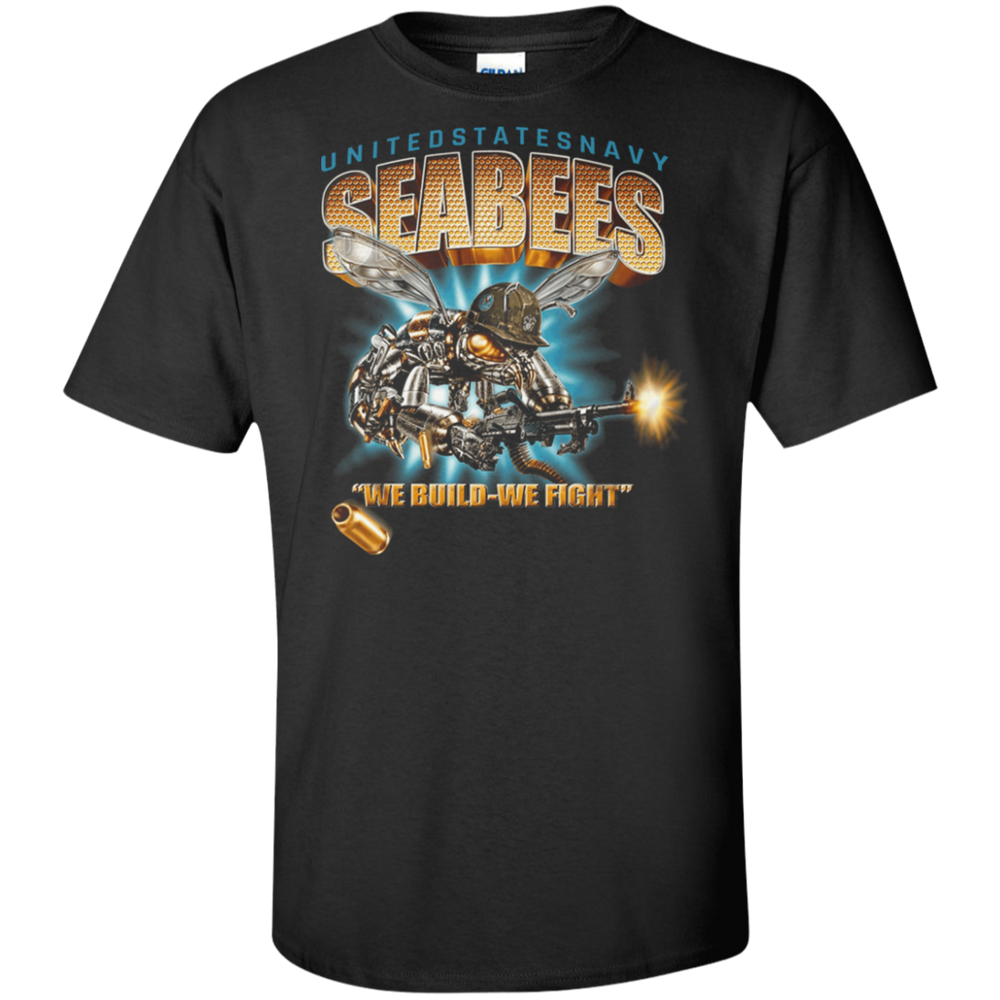 USN SEABEES WE BUILD WE FIGHT SHIRT